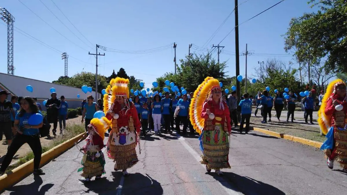 marcha azul